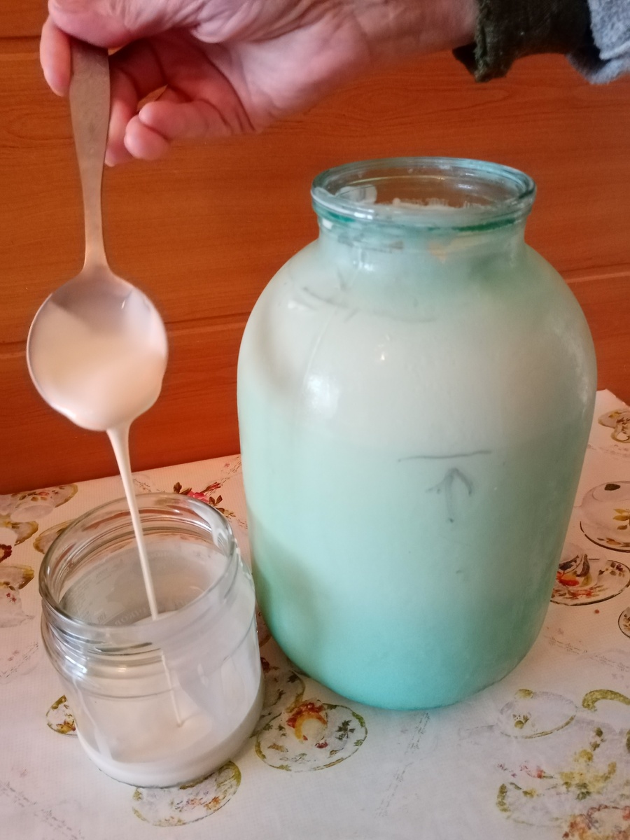 Отбираем сливки в отдельную посуду