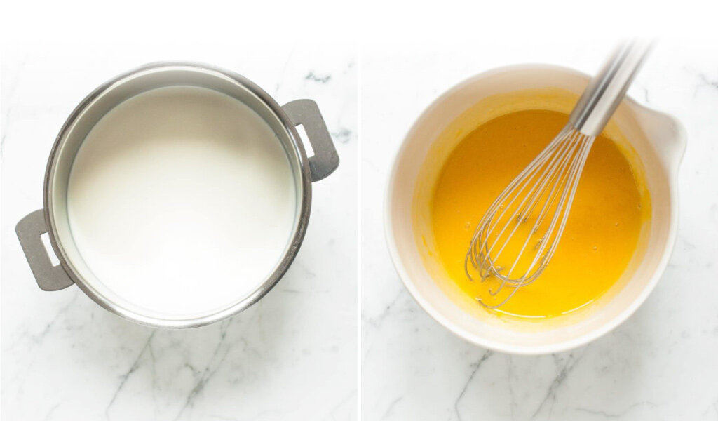 С.Пудовъ: Рецепт - Как правильно приготовить  настоящий заварной крем дома? Шаг 1