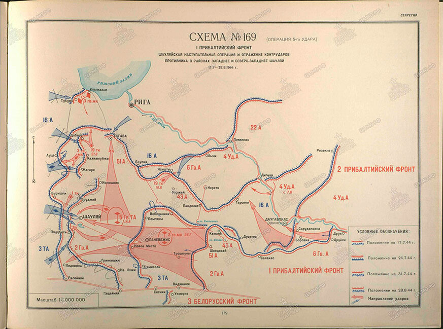 1 белорусский фронт карта