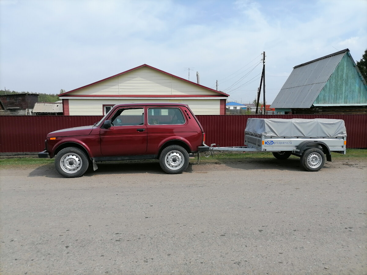 Прицеп МЗСА 817703 - Lada 4x4 3D, 1,7 л, 2008 года покупка машины DRIVE2