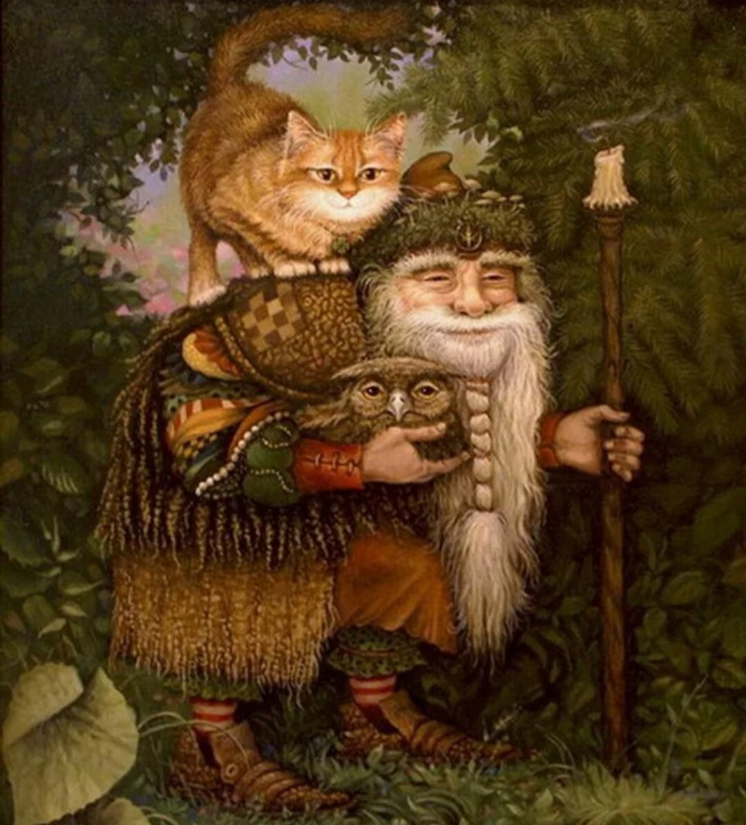 Велес и кот Баюн