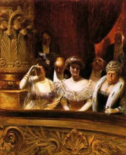 «Собственная ложа в опере» Альберт Гийом (Изображение из открытого источника Yandex)