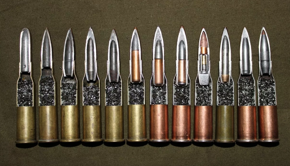 Винтовочный патрон в разрезе 