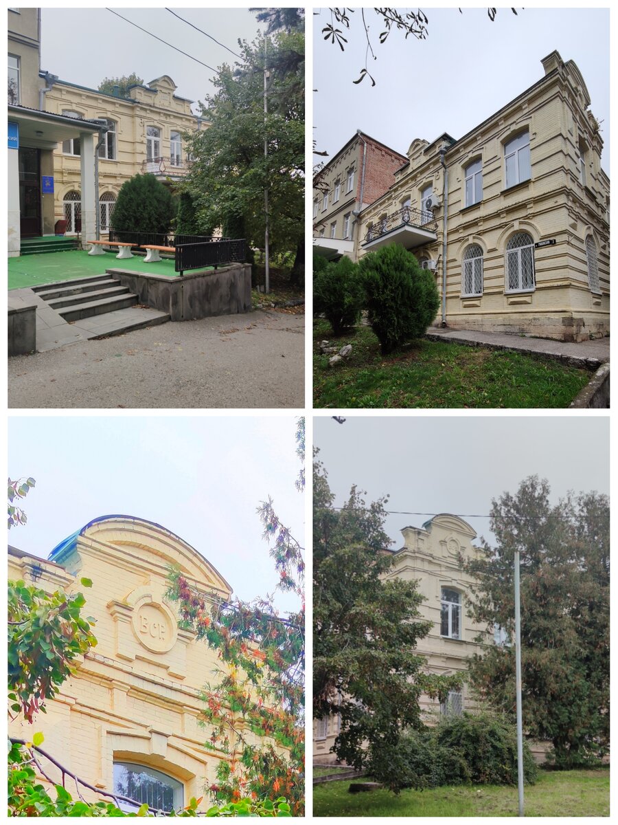 Дом 1902 года постройки. Со стороны ул. Лермонтова имеется надпись.