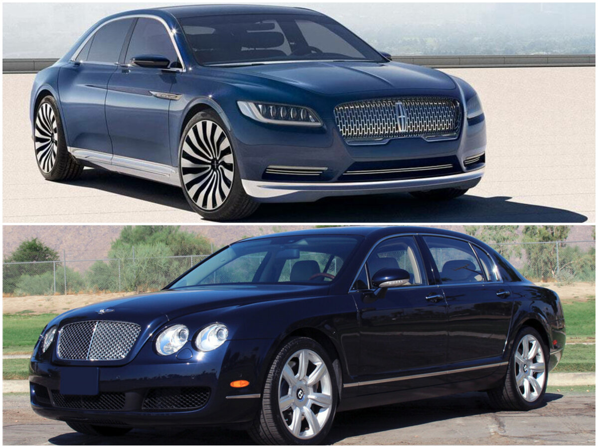 Ребята в Bentley явно офигели, когда увидели новый концепт-кар от Lincoln. Представленная машина оказалась уж очень похожей на Continental Flying Spur.