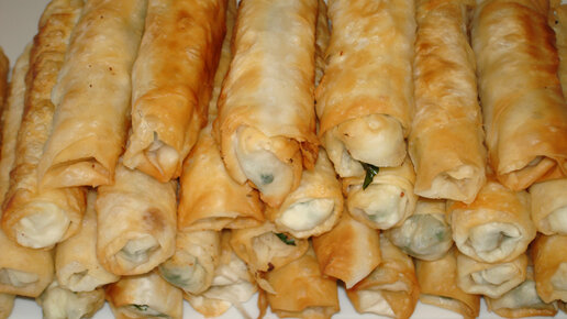 Сигара бёрек (Sigara börek), пошаговый рецепт на ккал, фото, ингредиенты - Vici