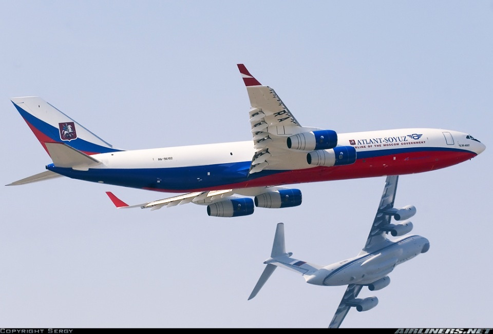 Грузовой Ил-96-400Т. Источник: airliners.net