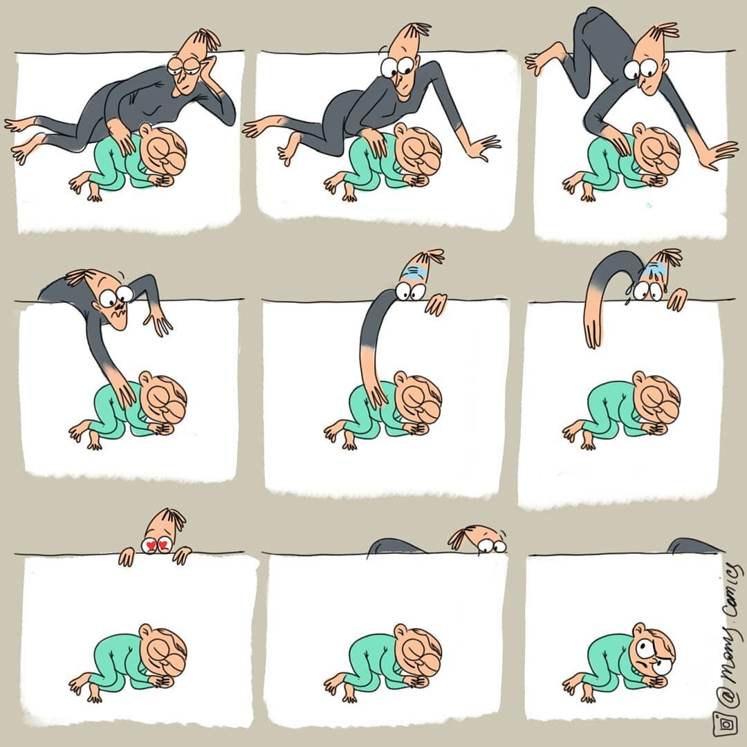 Комиксы про сон ребенка