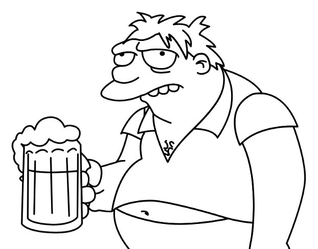 Все же помнят, как выглядит Барни из Симпсонов, как его воспринимают окружающие?)