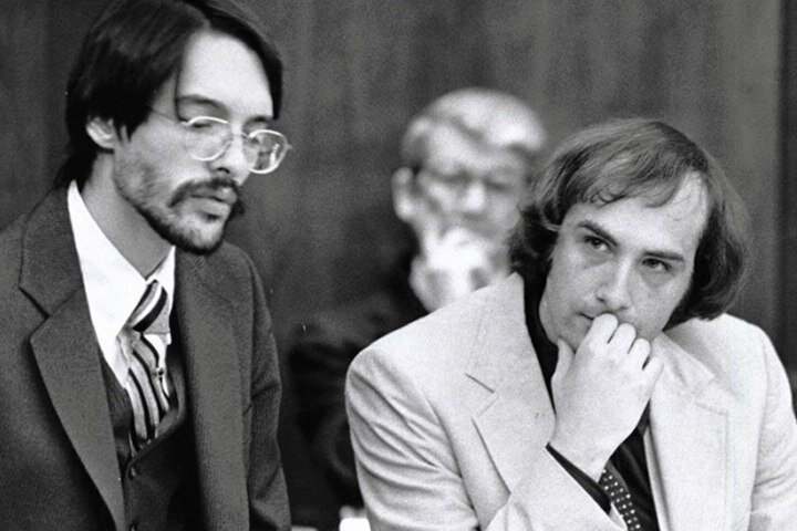 Билли Милиган на судебном заседании