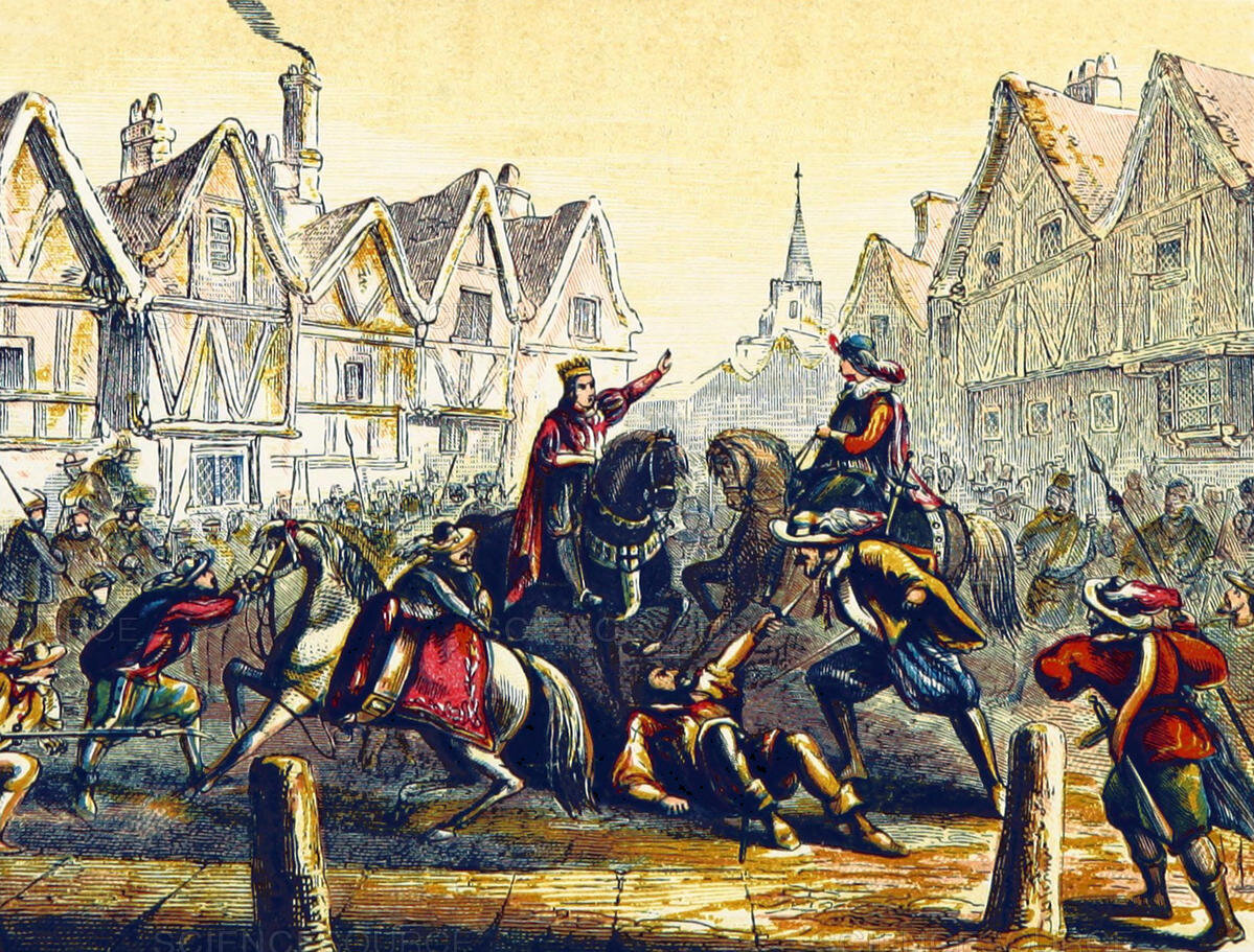 восстание Уота Тайлера 1381 год картинка из Википедии