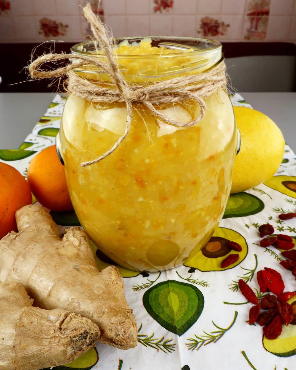 Рецепт приготовления имбиря с медом и лимоном