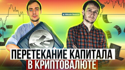 Биткоин и Альткоин сезон. Как происходит перетекание капитала?