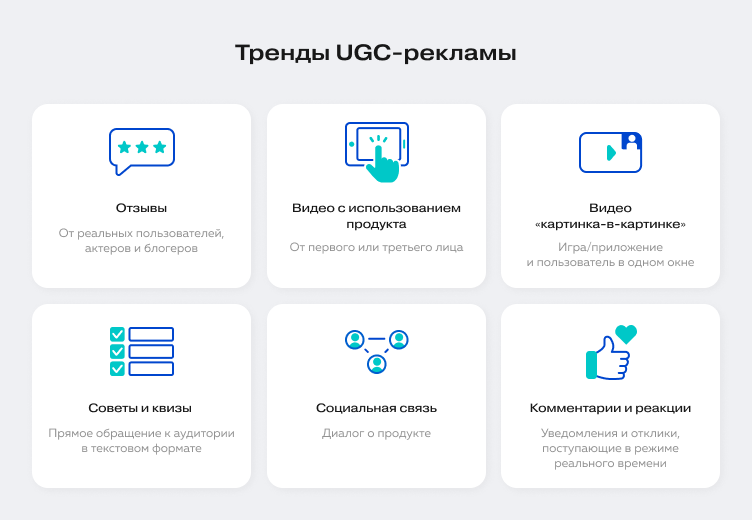 UGC контент.