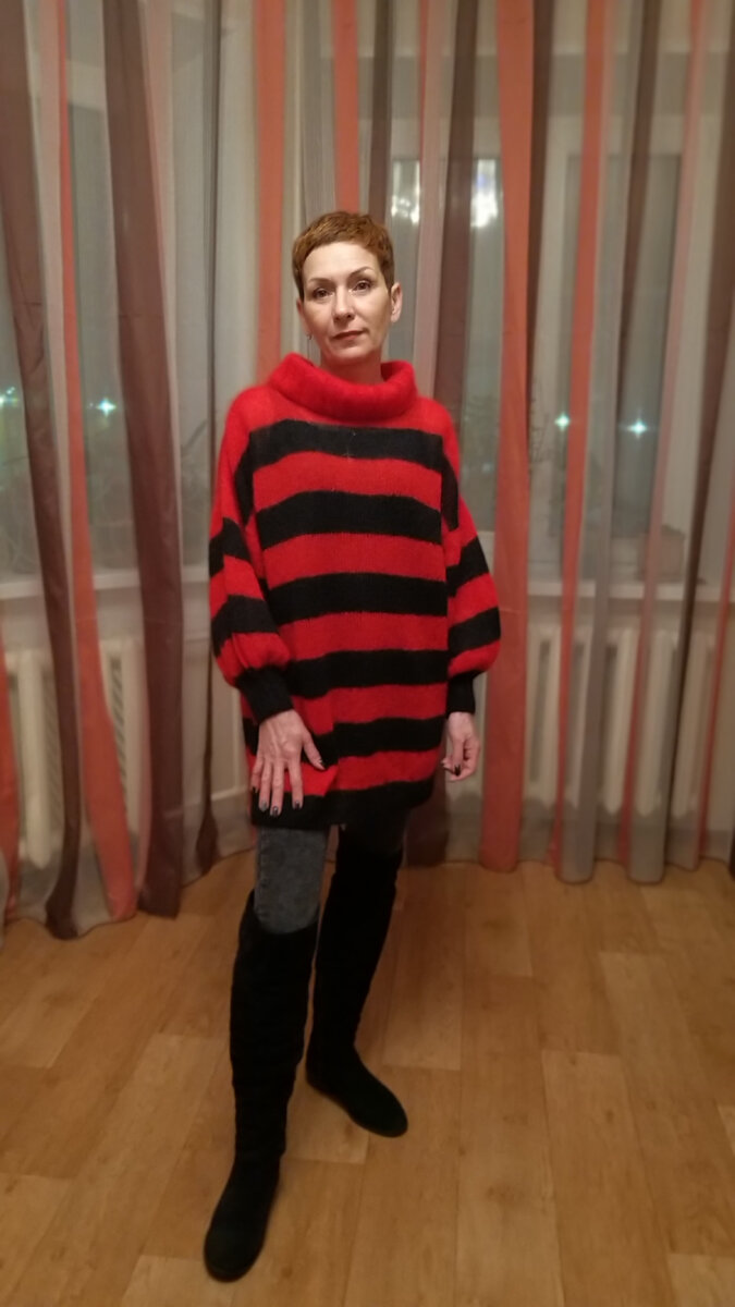 Свитер из мохера