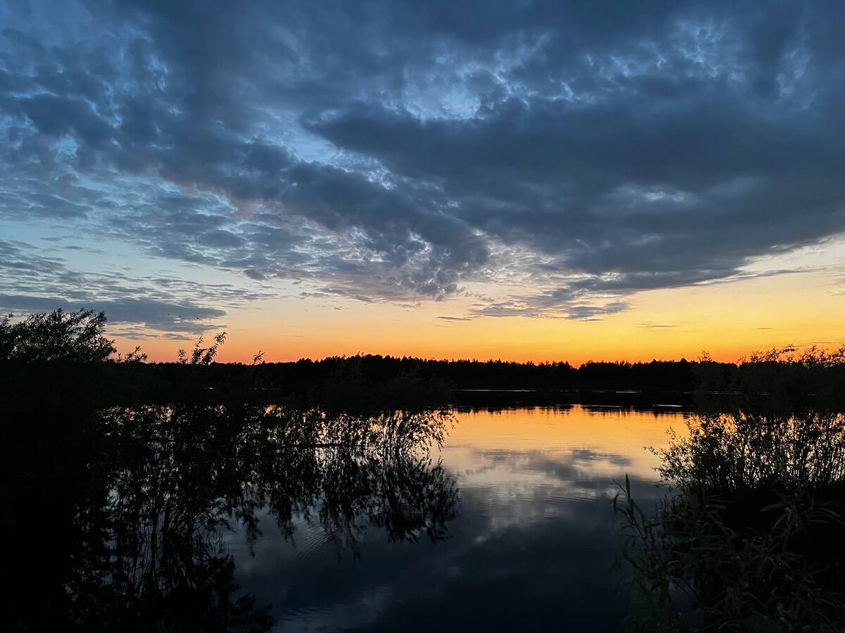 Закат в Урае в час ночи!