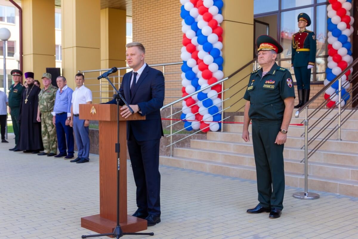    В Краснодаре открыли военный городок подразделений Росгвардии