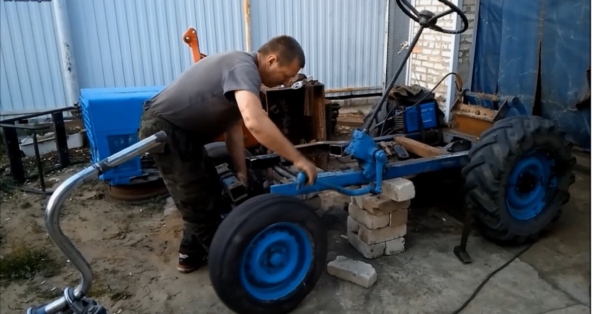 Меняю ЗиД на ВАЗ Homemade tractor — Video | VK
