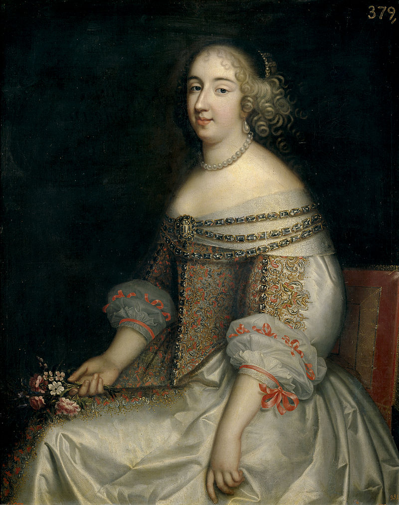 Анна Мария Луиза Орлеанская в 1655 году, портрет Г. и Ш. Бобрюн