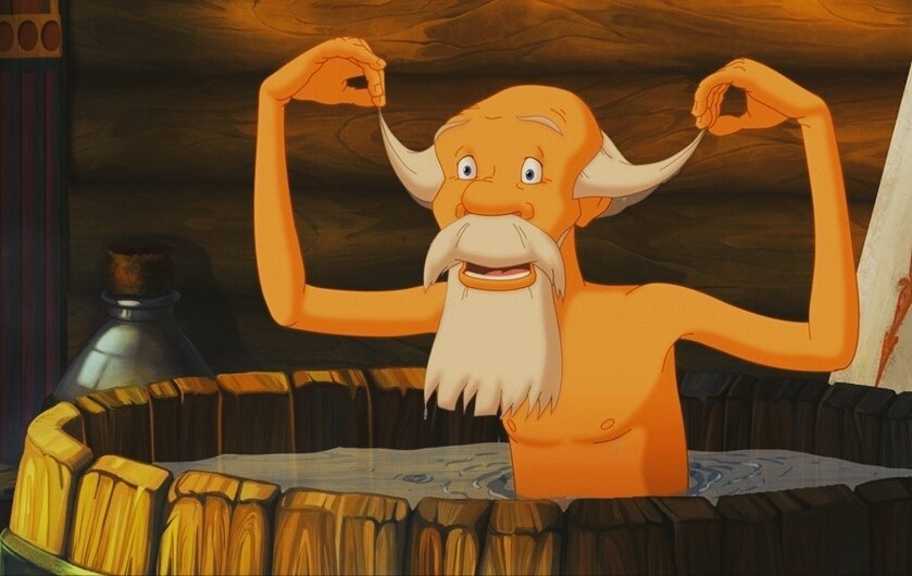 Кадр из мультфильма "Иван Царевич и Серый волк" 