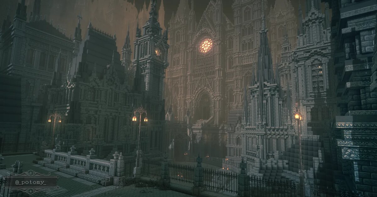 Bloodborne в Minecraft. Источник: reddit.com/Parking_Price6980   📷