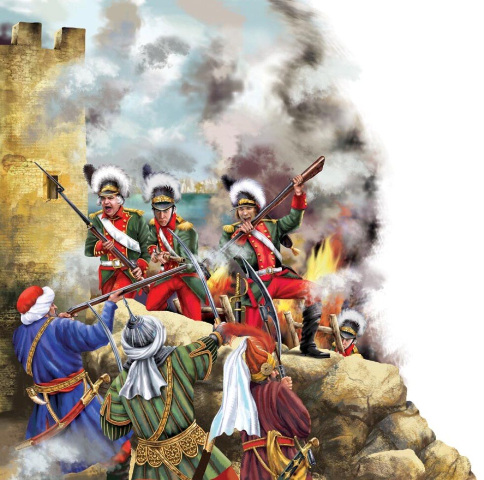                                Солдатская байка времён русско-турецких войн.