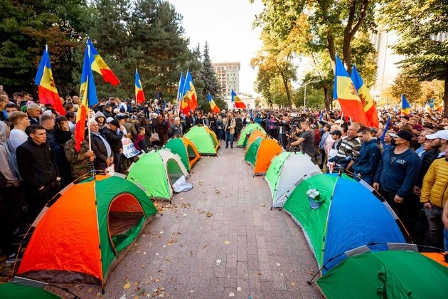    Акция протеста партии «Шор» в Кишинёве Партия «Шор»