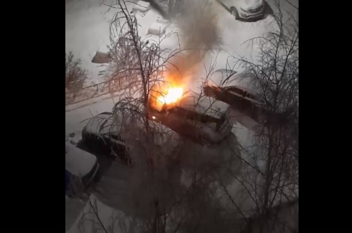    В Конаково ночью сгорел кроссовер Kia Soul