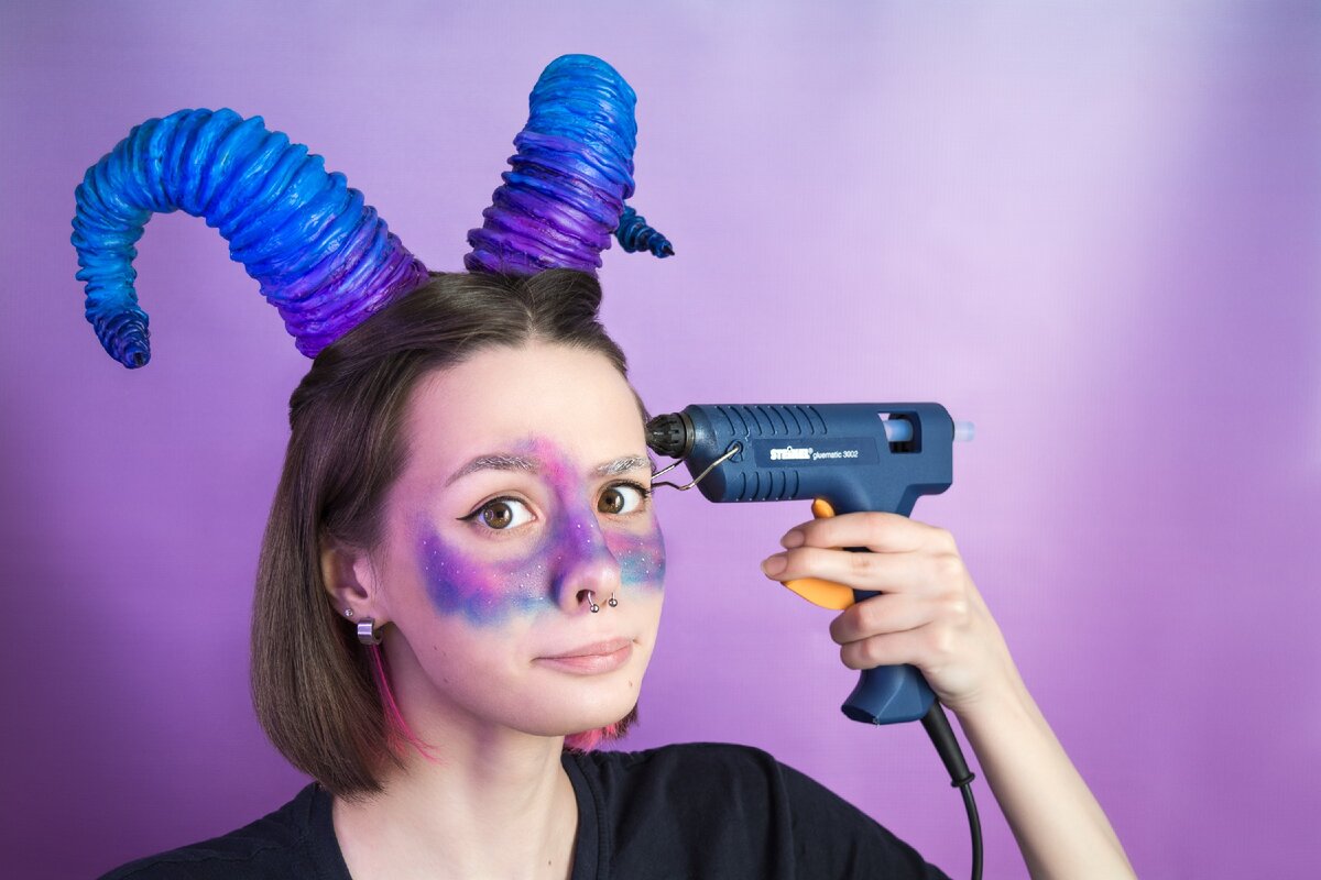 Эти рожки я сделала сама