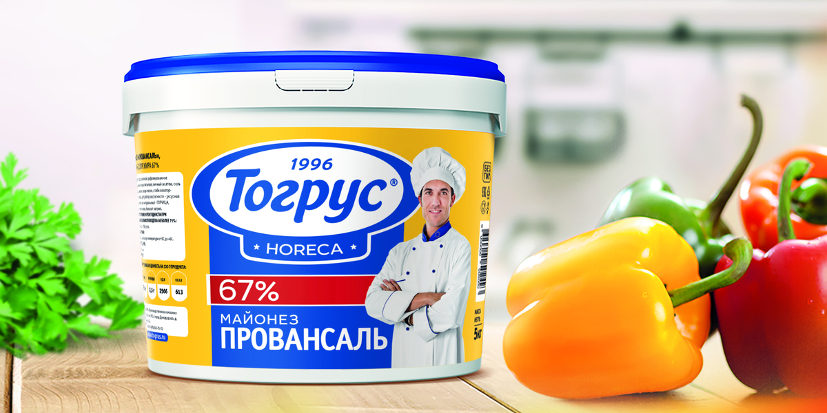 Майонез Тогрус для ресторанов HORECA