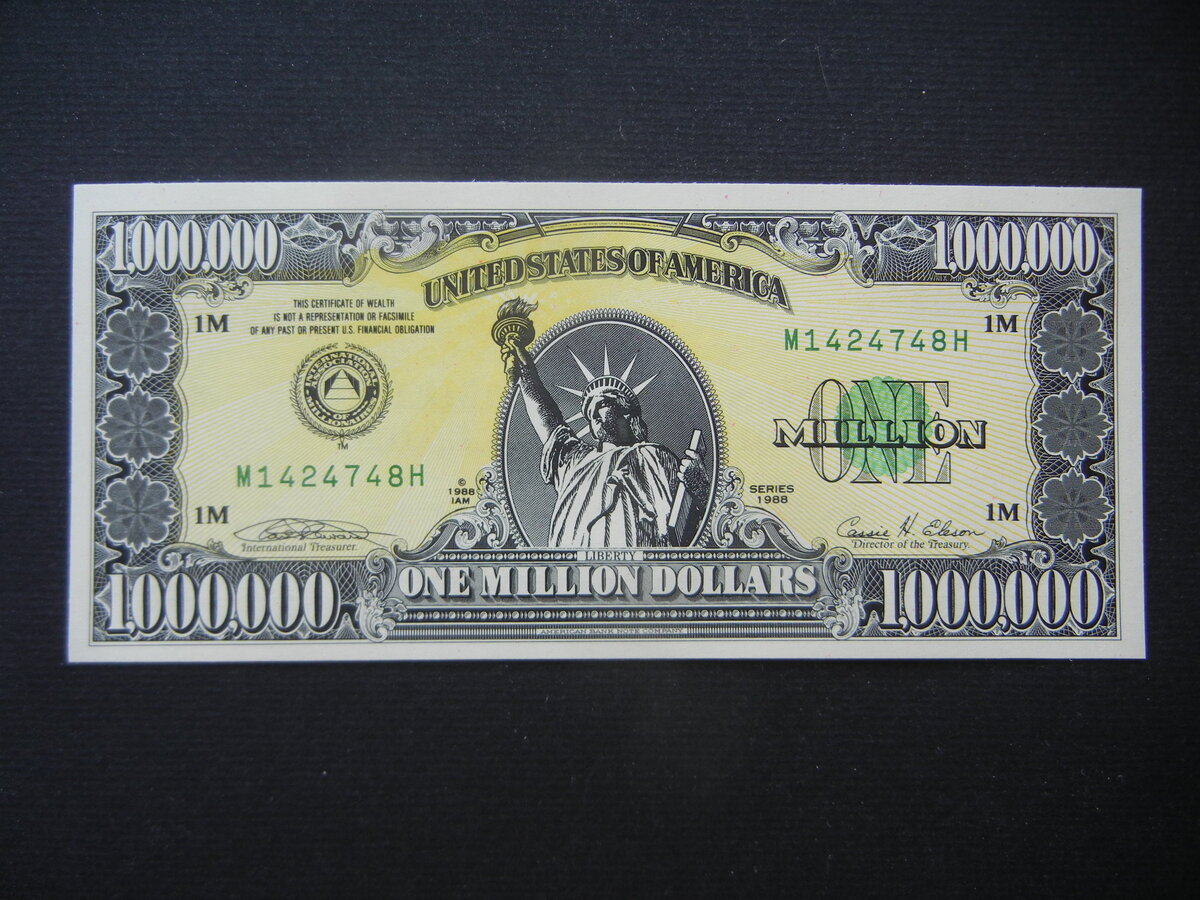 1000 р в долларах. Купюра 1000000 долларов. Банкнота 1 млн долларов США. Банкнота 1 миллион долларов США. 1 Милион долларов одной купюрой.