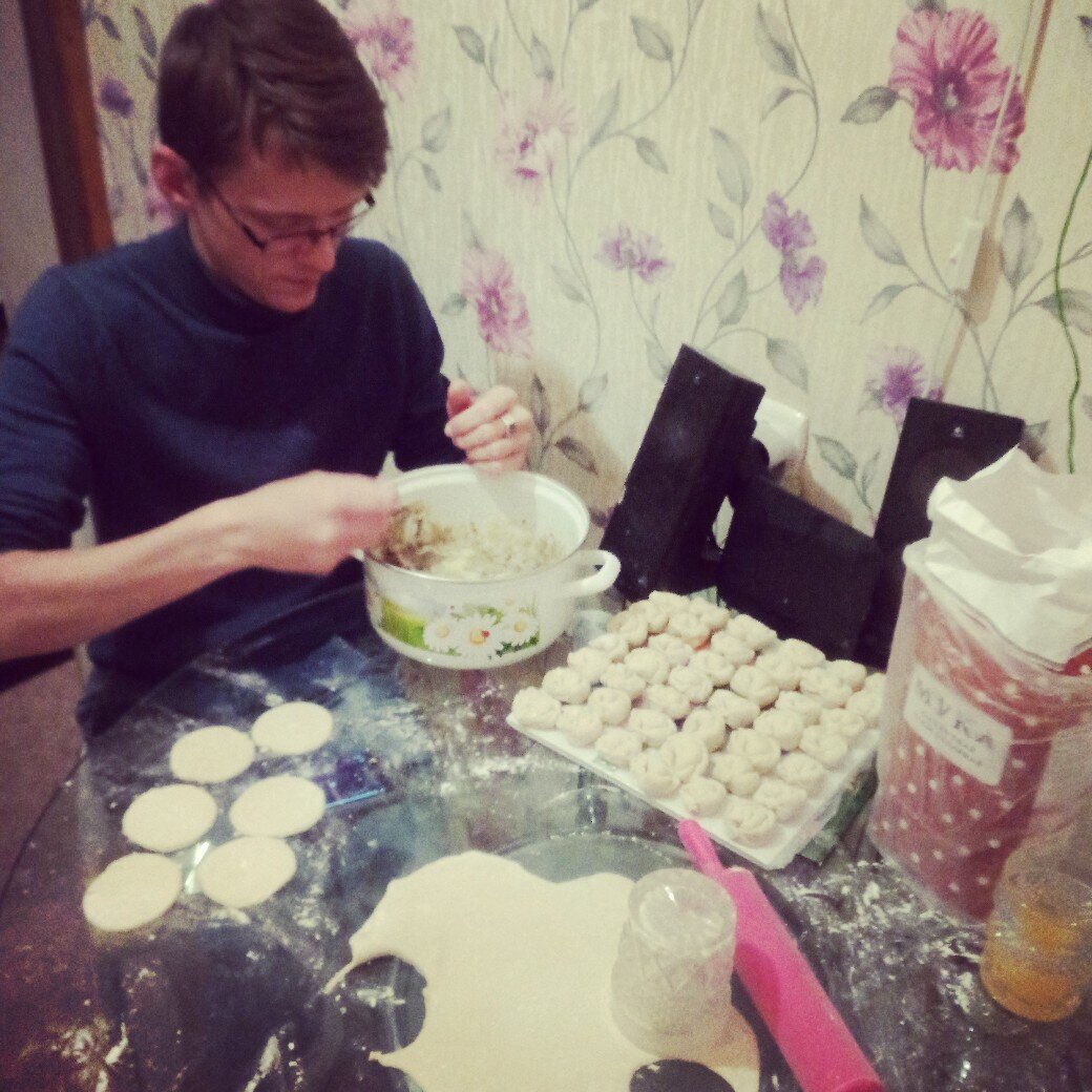 Шел 4 час лепки. Мы немного устали.