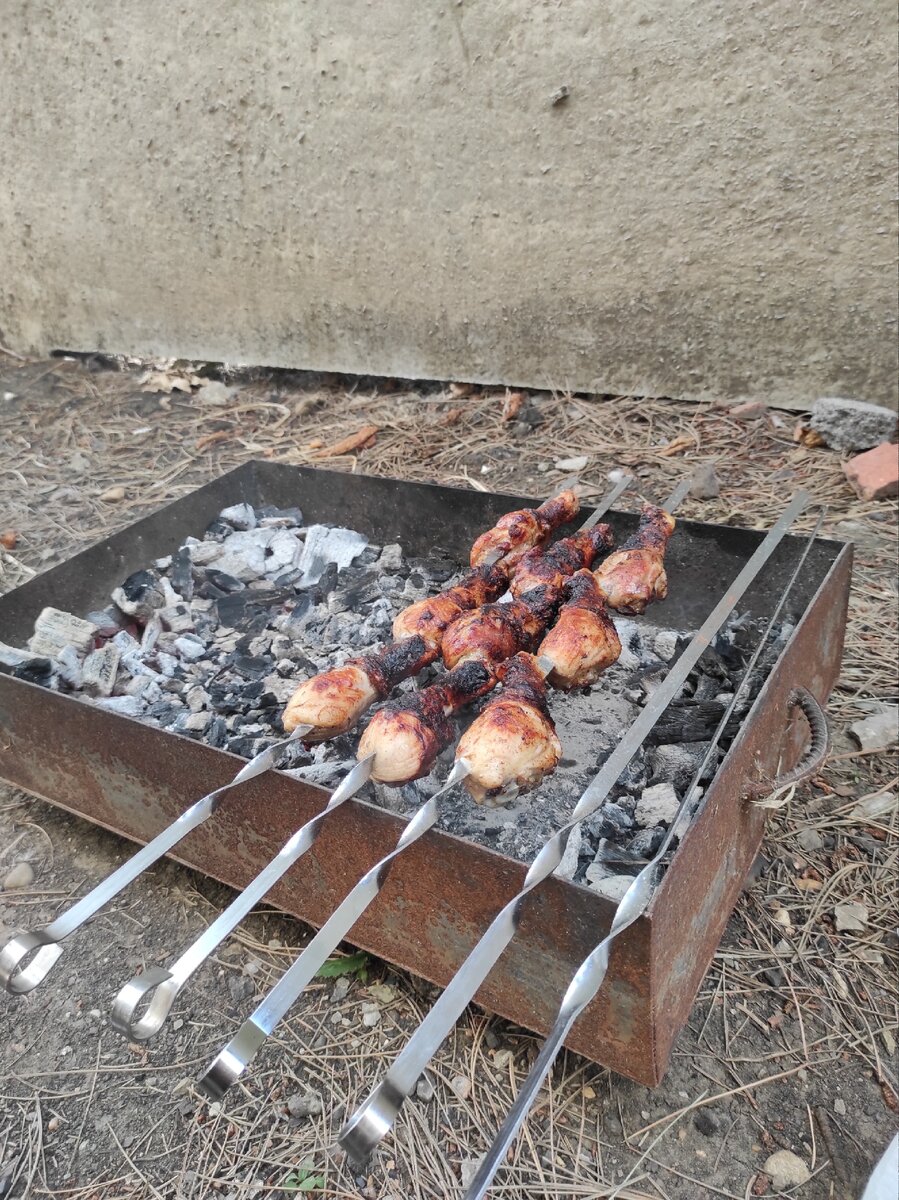 Боамбические получился шашлычок из курочки😃😃