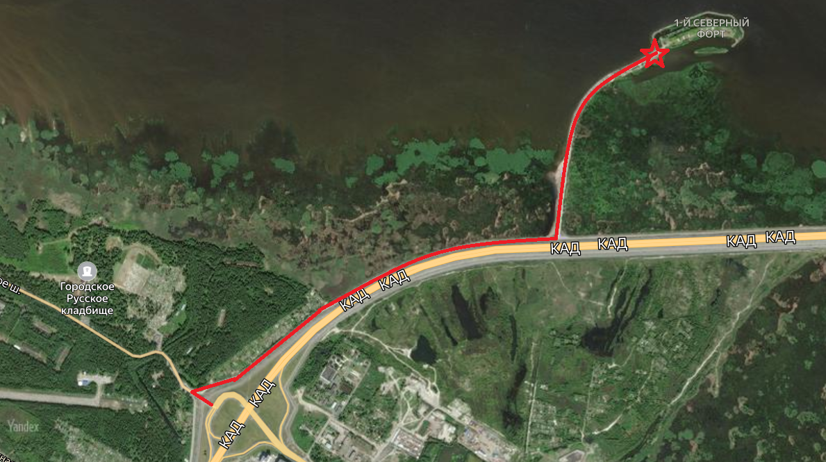 Схема проезда к форту