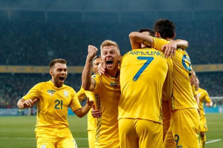Игроки сборной Украины