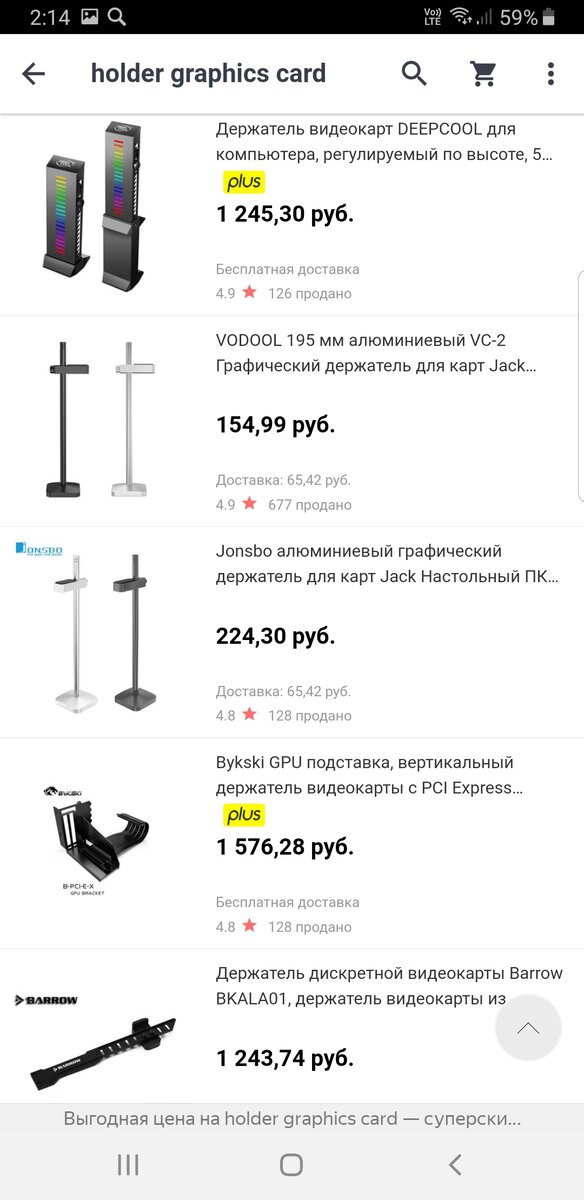 На всеми любимом Ali ситуация не лучше...)