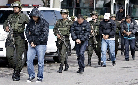 Задержание участников данной ОПГ