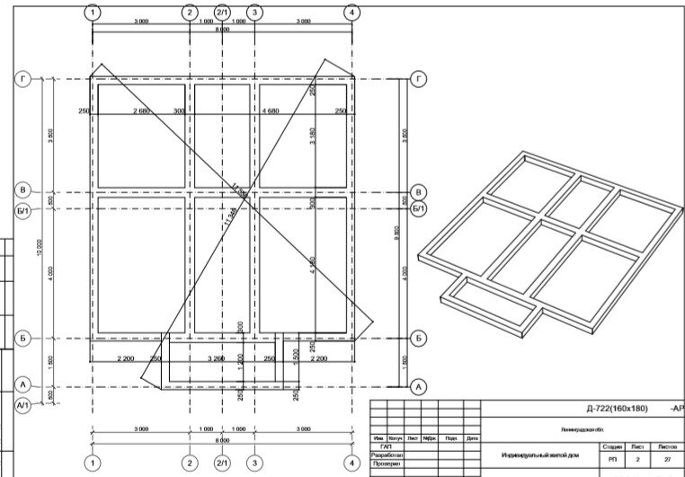 План строительства ленточного фундамента