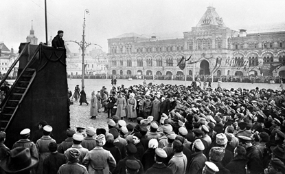 Октябрьская революция. Фото в свободном доступе.