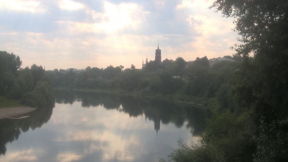 Река Сылва - главная водная артерия Кунгура.