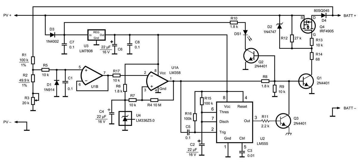 Схема зарядного устройства 12v
