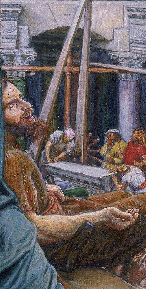 Обретение Спасителя в храме. Фрагмент. Уильям Холман Хант. 1860 г.