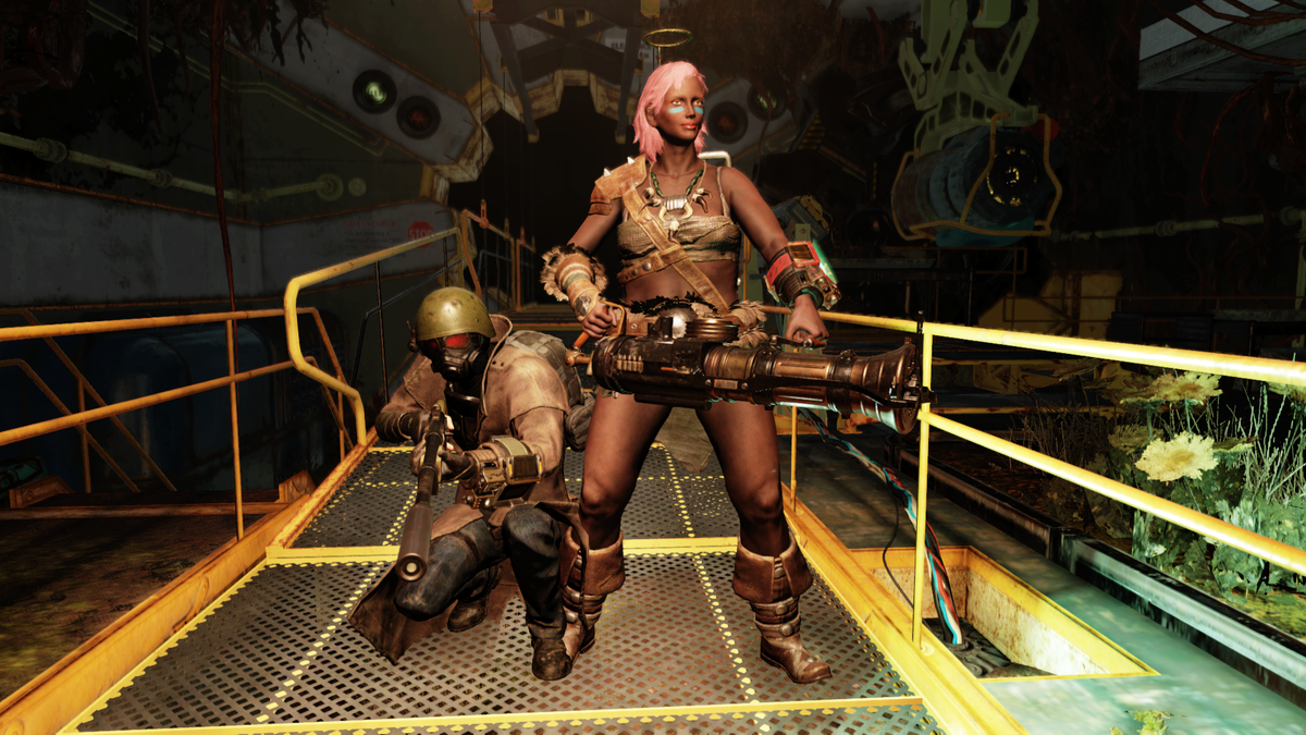 Девушка геймер - скриншот из игры Fallout 76