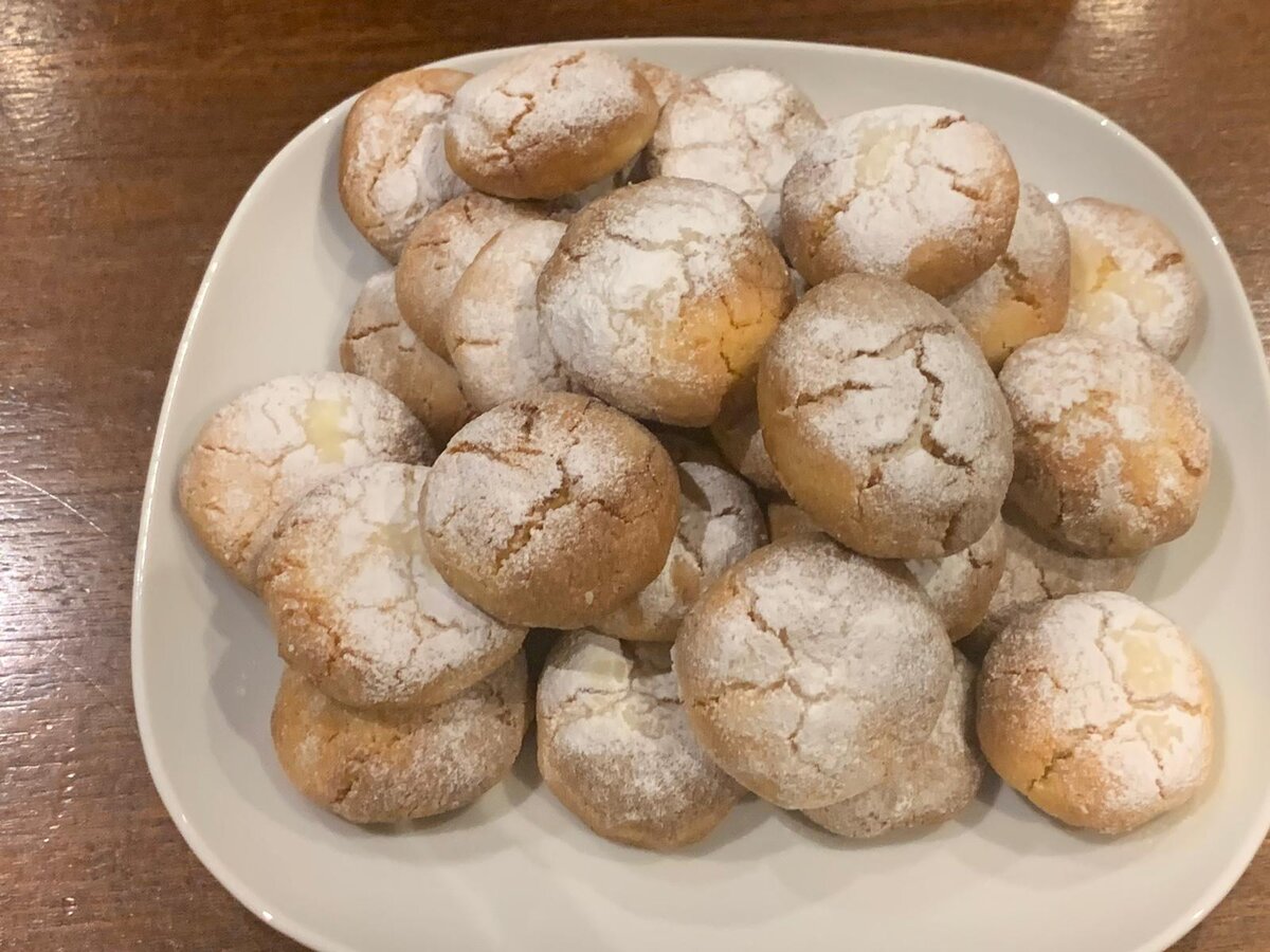 А вот и наше кокосовое печенье:)