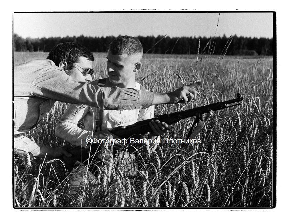 Никита Михалков и Сергей Никоненко. 08/1970