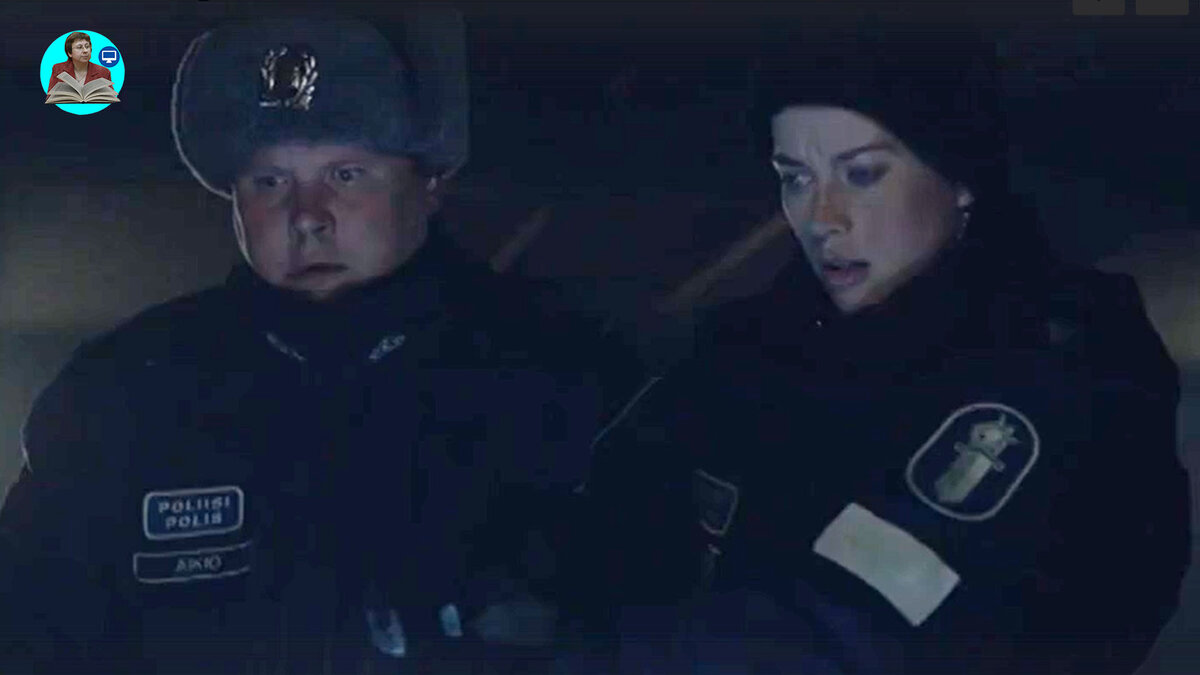 Кадр из сериала "Полярный круг". Отважные финские полицейские.