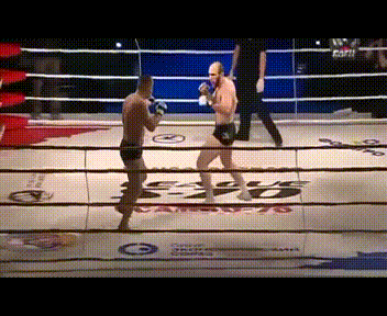 Нокаут в бою Алексей Беляев vs Адам Халиев