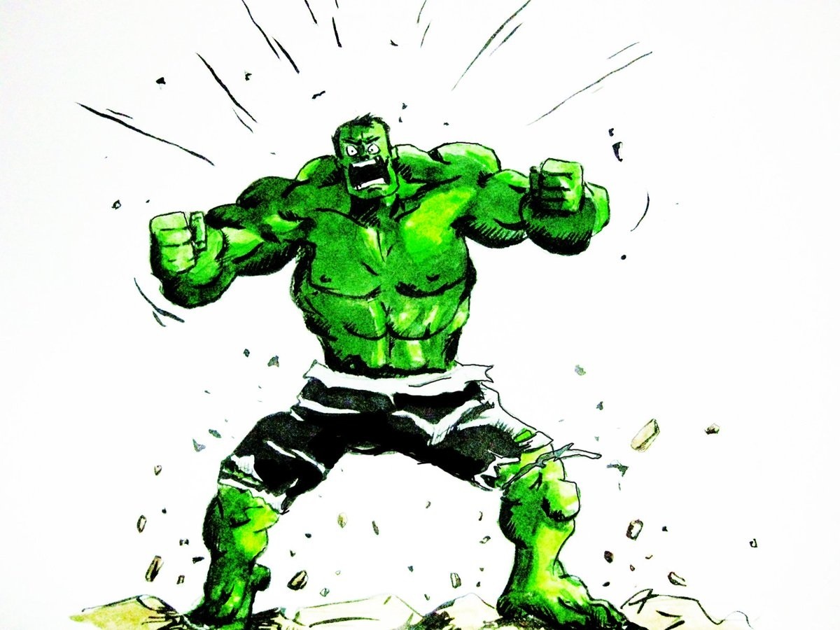 Халк злой!!!!!