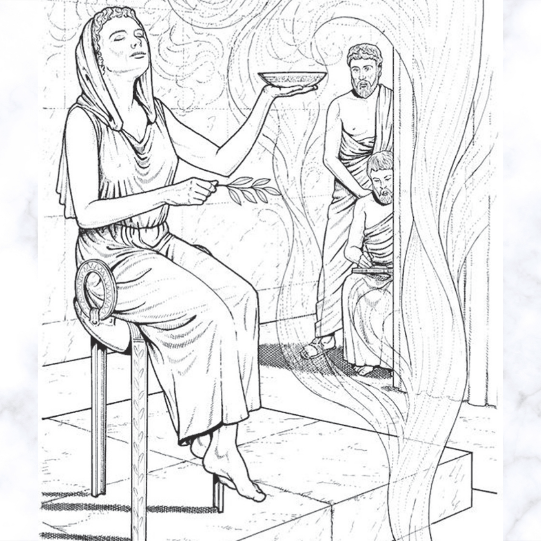 Прорицательница на треножнике