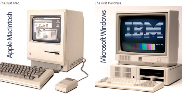 Apple Macintosh (1984г.) и  IBM PCjr (1984г.)